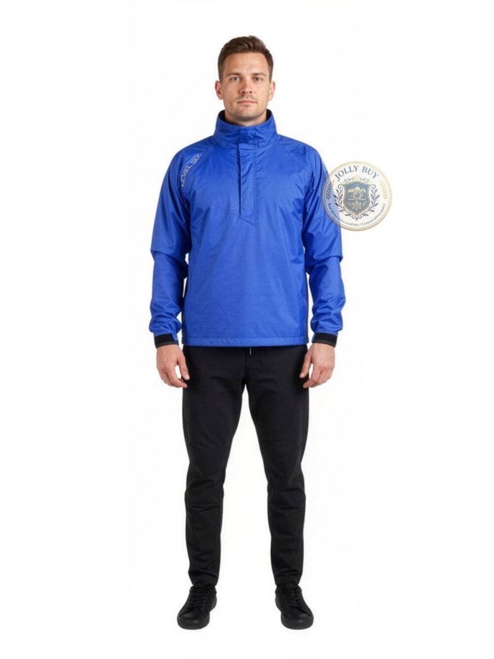 Level Six Men's Windbreaker Solent Lightweight Jacket Royal Blue Size M